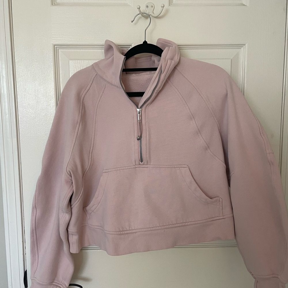Lululemon Athletica Pink Scuba Half Zip